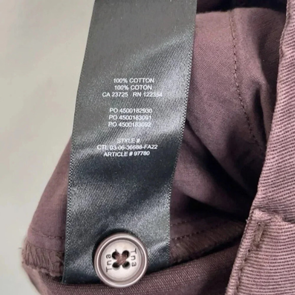 Aritzia Tna Womens XXS Cotton Brown Twill Cargo Pant - Picture 8 of 10